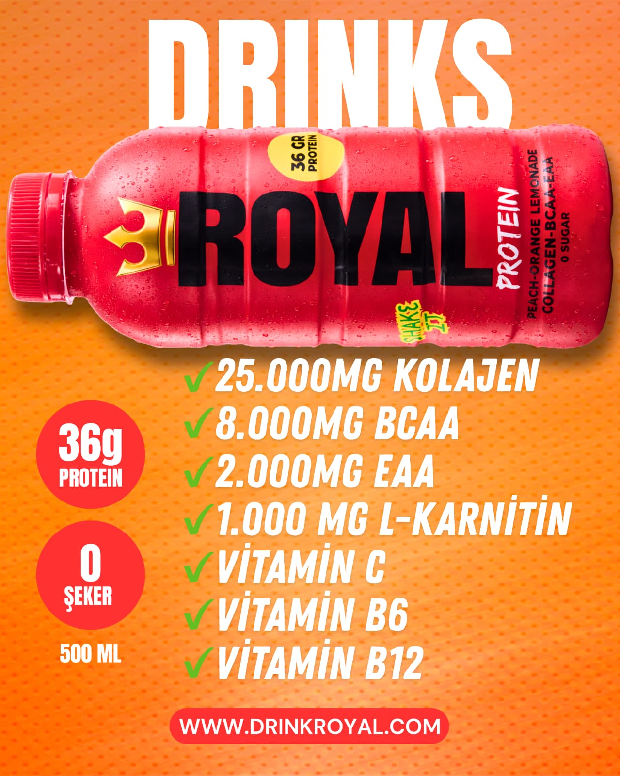 Royal Drink Protein İncelemesi: Sporcuların Yeni Gözdesi